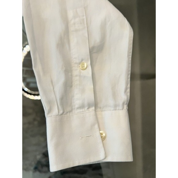 Michael Kors Shirt Mens L Large White Button Up Long Sleeve Casual Cotton Adult - Picture 8 of 16